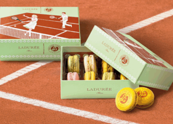 Maison Ladurée : service gagnant pour les macarons Roland-Garros